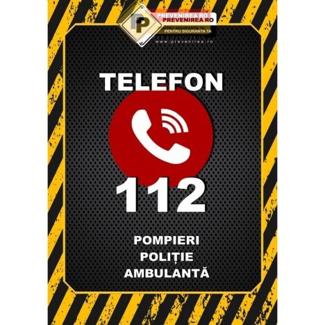 Afise pentru telefonul de urgenta